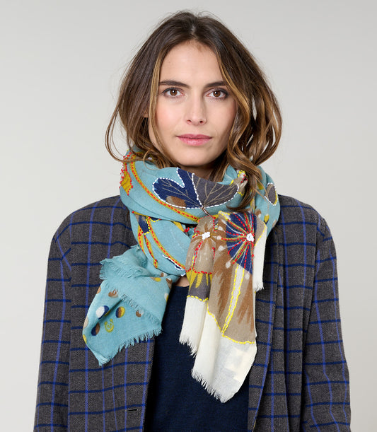 Storiatipic Scarf - Aloise / Sky Blue