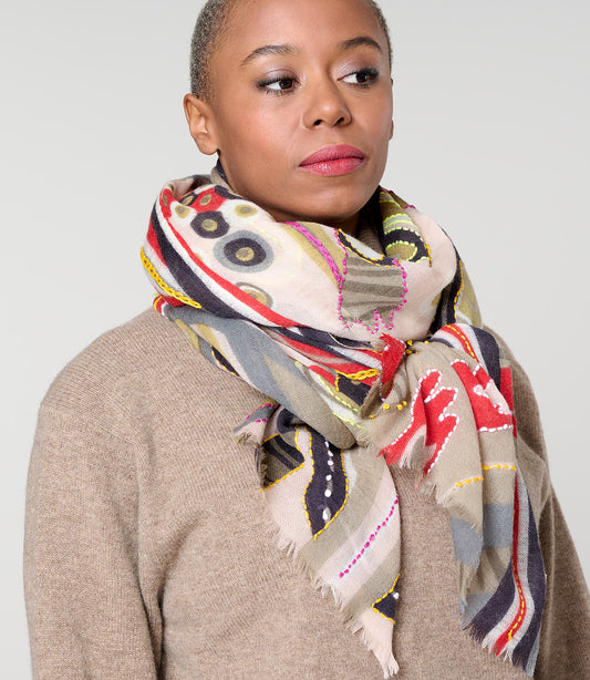 Storiatipic Scarf - Amber / Rose