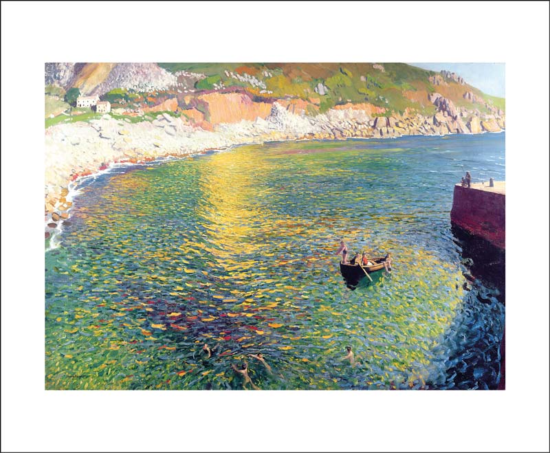 Greetings Card - Lamorna Cove : Laura Knight