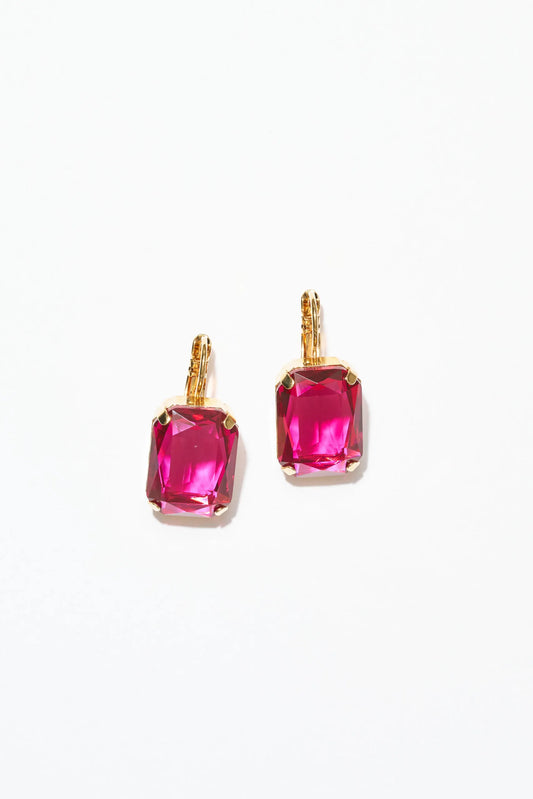 Philippe Ferrandis Balearic Hook Earrings - Fuchsia