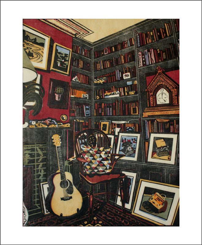 Greetings Card - The Red Room : Steven Hubbard